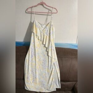 EUC H&M Midi Length Dress With Side Slit Size XXL